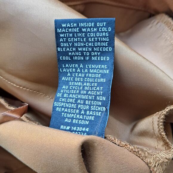 7 For All Mankind Cognac High Waist Wide Leg Pant Small Belted Fall Camel Brown - Picture 8 of 8